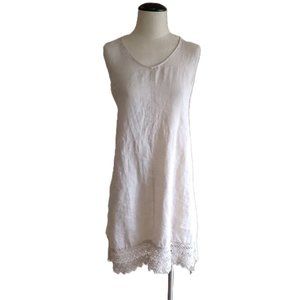 EUC Rosemarine Italian Linen Dress XS